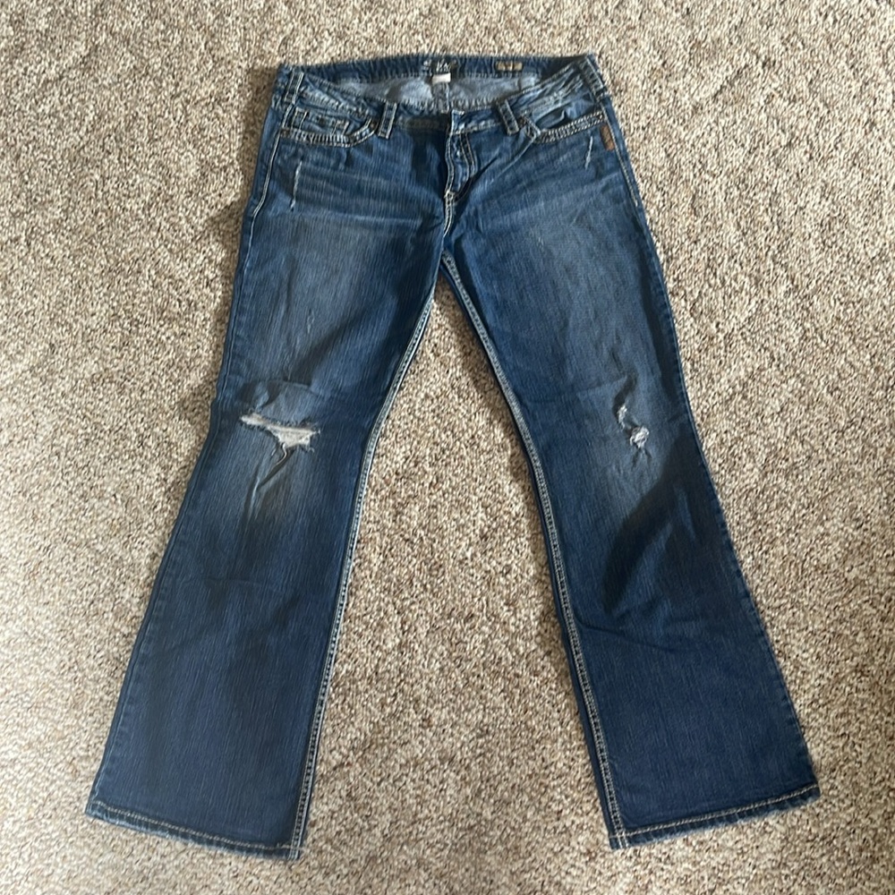 Silver Jeans Alex Bootcut Jeans. W36/L33
